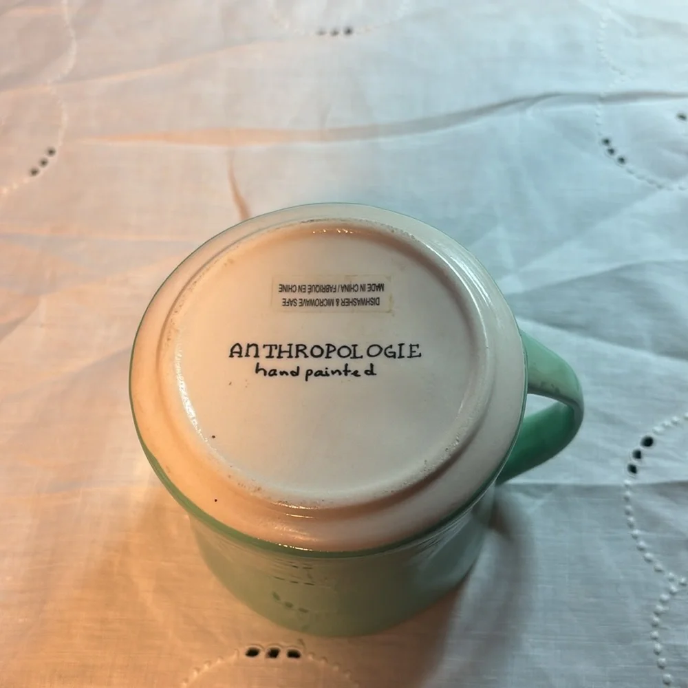 Anthropologie “A” Mug